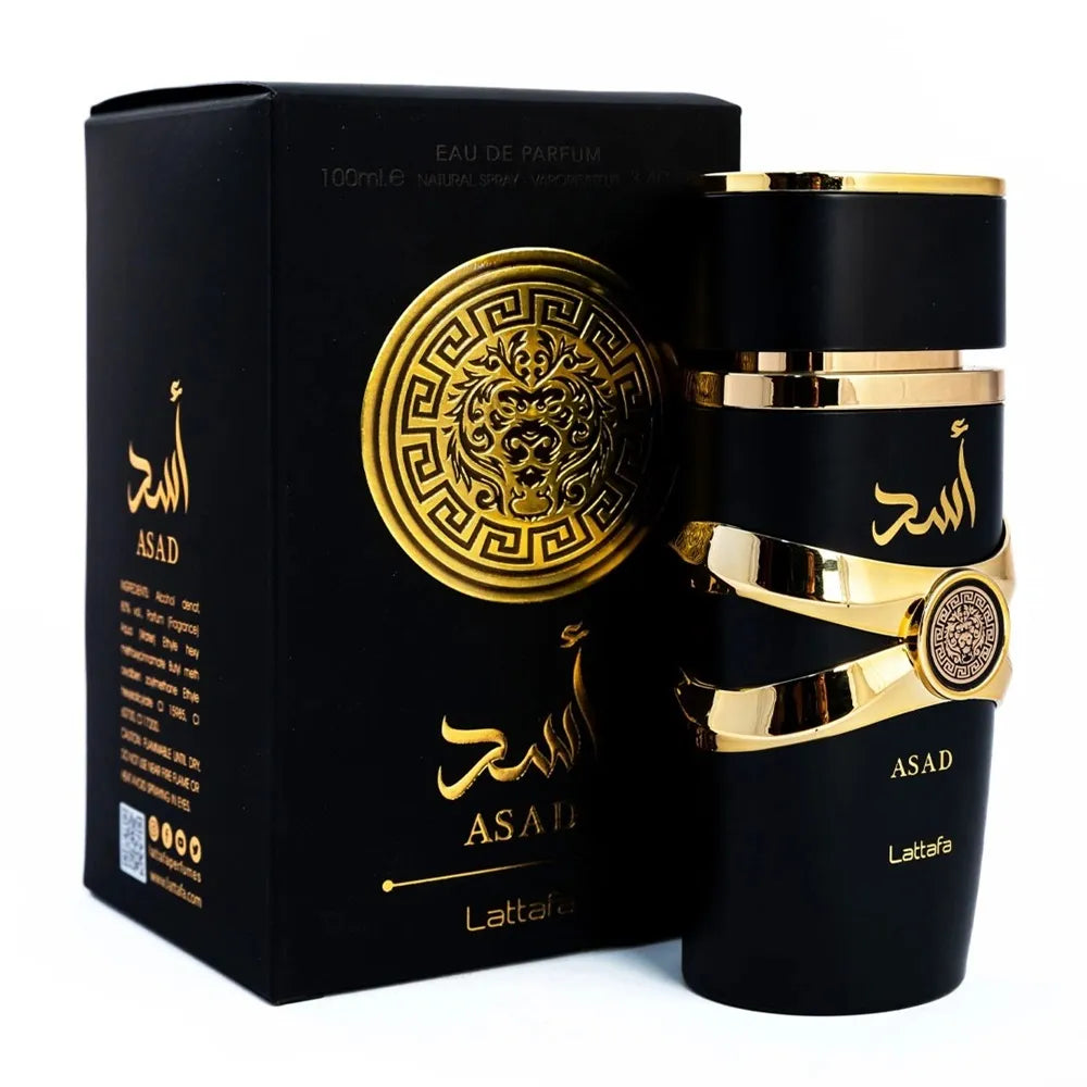 🦁 ASAD LATTAFA – El Perfume que Impone Poder y Elegancia Masculina